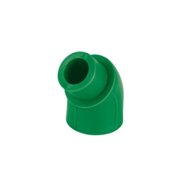 CV-872 Codo 45° de PPR, 3/4' (25mm), macho-hembra, FOSET