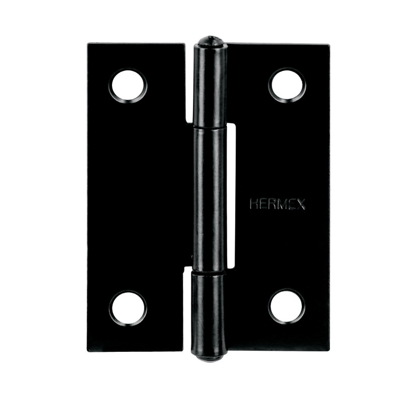 BR-206 Bisagra rectangular 2' negra, HERMEX BR-206 Bisagra rectangular 2' negra, HERMEX