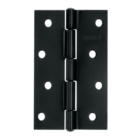 BR-406 Bisagra rectangular 4' negra, HERMEX
