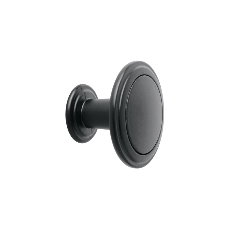 PER-076 Perilla estilo 'Moderno' acabado negro, HERMEX PER-076 Perilla estilo 'Moderno' acabado negro, HERMEX
