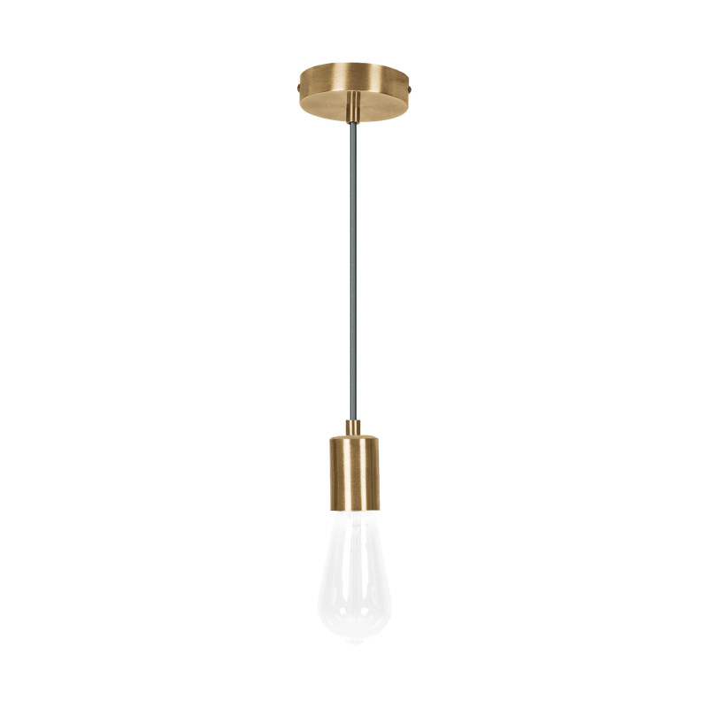 SOC-10HS Socket colgante metálico, hierro antiguo, VOLTECK SOC-10HS Socket colgante metálico, hierro antiguo, VOLTECK