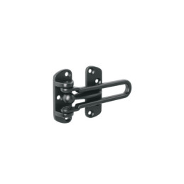 PAAB-6 Pasador abatible para puerta, acabado negro, HERMEX