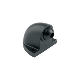TOCO-6 Tope tipo codo para puerta, acabado negro, HERMEX