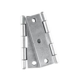 BR-300B Bolsa con 2 bisagras rectangulares 3', acero pulido