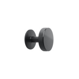 PER-156 Perilla metálica estilo 'Oviedo', negro, HERMEX