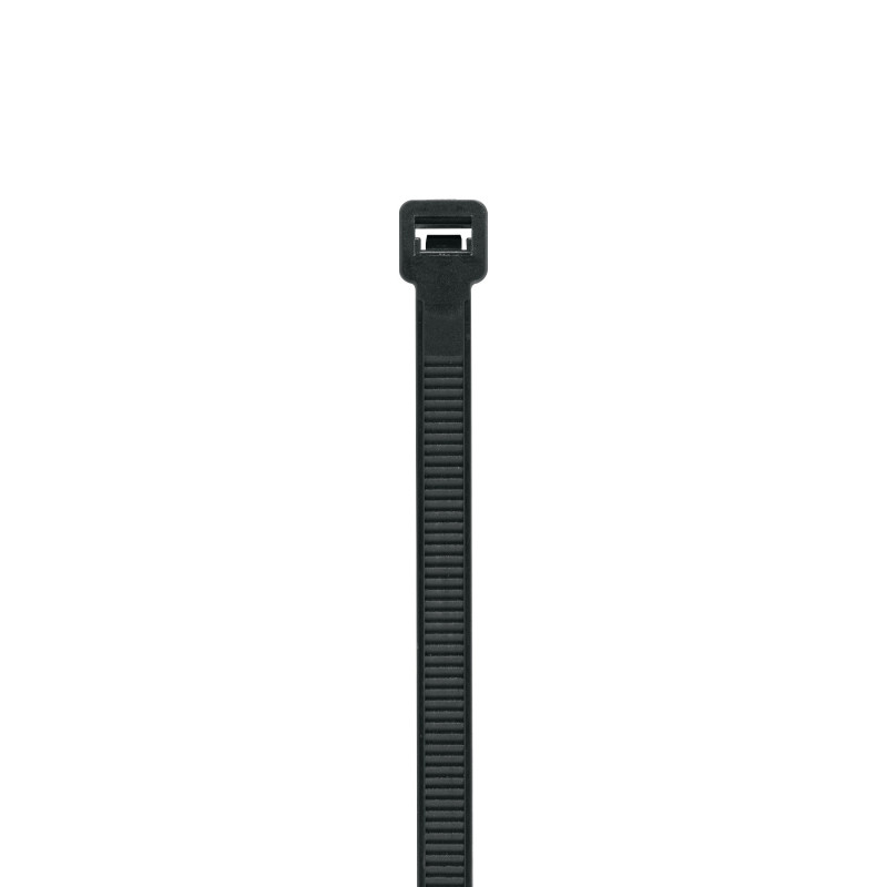 CIN-12030N Bolsa con 10 cinchos plásticos 120 lb, 300 x 7.5 mm, negros