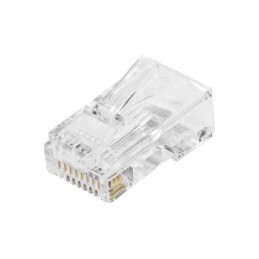 CBR-5P100 Plug RJ45 CAT5E, Bote con 100 piezas, VOLTECK