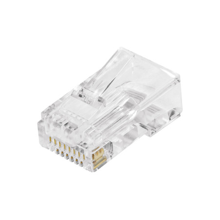 CBR-5P100 Plug RJ45 CAT5E, Bote con 100 piezas, VOLTECK