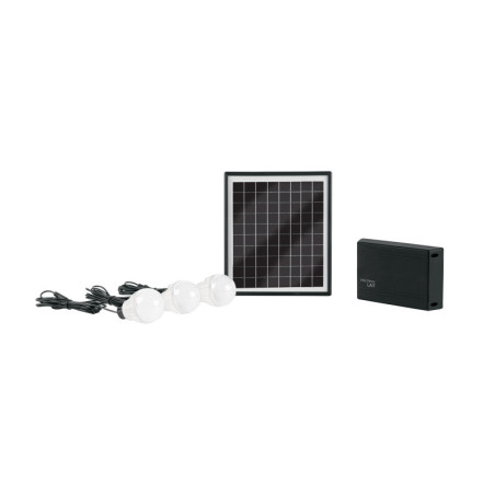 SIS-306L Sistema de iluminación Solar 6 W con 3 lámparas LED, VOLTECK