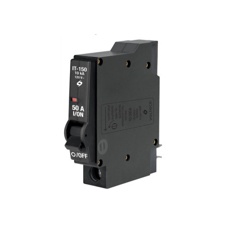 IT-150G Interruptor de 1 polo 50A, enchufable, a granel, VOLTECK