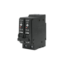 IT-215G Interruptor de 2 polos 15A, enchufable, a granel, VOLTECK