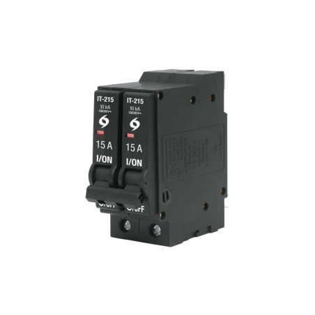 IT-215G Interruptor de 2 polos 15A, enchufable, a granel, VOLTECK