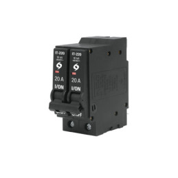 IT-220G Interruptor de 2 polos 20A, enchufable, a granel, VOLTECK