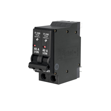 IT-240G Interruptor de 2 polos 40A, enchufable, a granel, VOLTECK