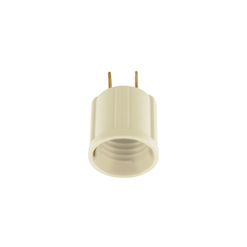 POBA-20G Portalámpara de baquelita, con adaptador a granel, VOLTECK POBA-20G Portalámpara de baquelita, con adaptador a granel, VOLTECK