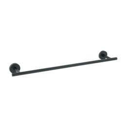 TBA-76M Toallero de barra metálico acabado negro, FOSET TÚBIG