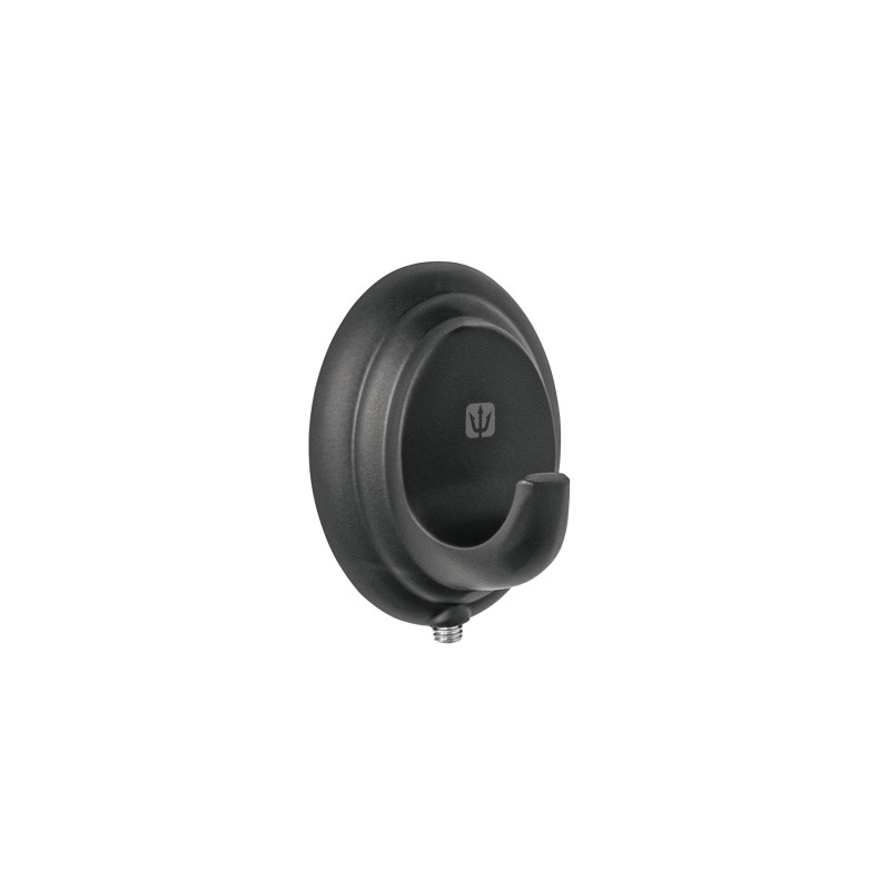 AQA-83M Gancho sencillo metálico acabado negro, FOSET AQUA AQA-83M Gancho sencillo metálico acabado negro, FOSET AQUA