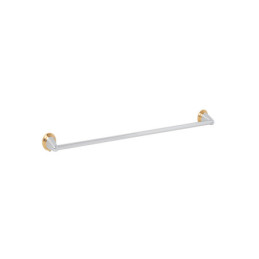 AQA-86G Toallero de barra metálico acabado cromo-oro, FOSET AQUA