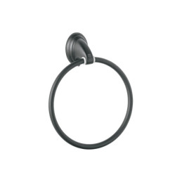 AQA-87M Toallero argolla metálico acabado negro, FOSET AQUA