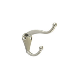 PEPU-33 Gancho tipo perchero sombrero y abrigo, 4cm, cromo, HERMEX