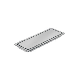 RS-704 Resumidero rectangular 30x11cm reversible, inox, FOSET AQUA