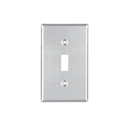 PIAP-S Placa de Acero Inox. para interruptor vertical, Standard