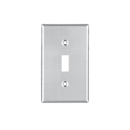 PIAP-S Placa de Acero Inox. para interruptor vertical, Standard