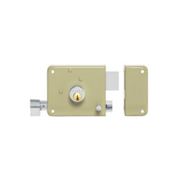 CS-75IQB Cerradura sobreponer izq instalafácil, llave puntos, blíster
