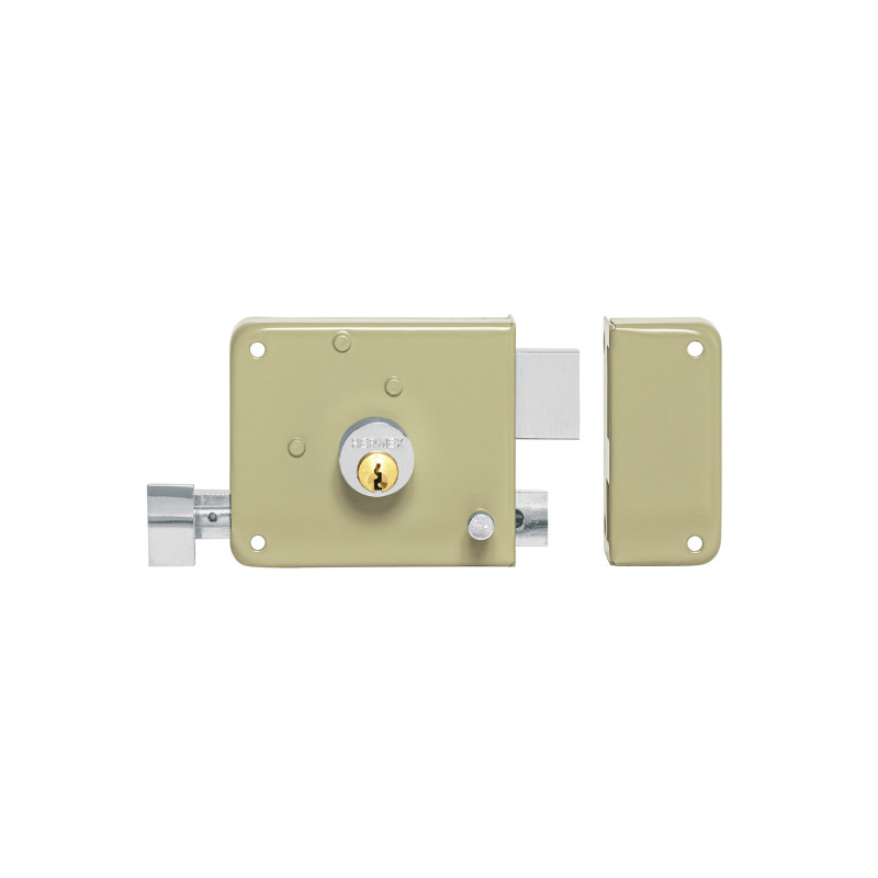 CS-75IQB Cerradura sobreponer izq instalafácil, llave puntos, blíster