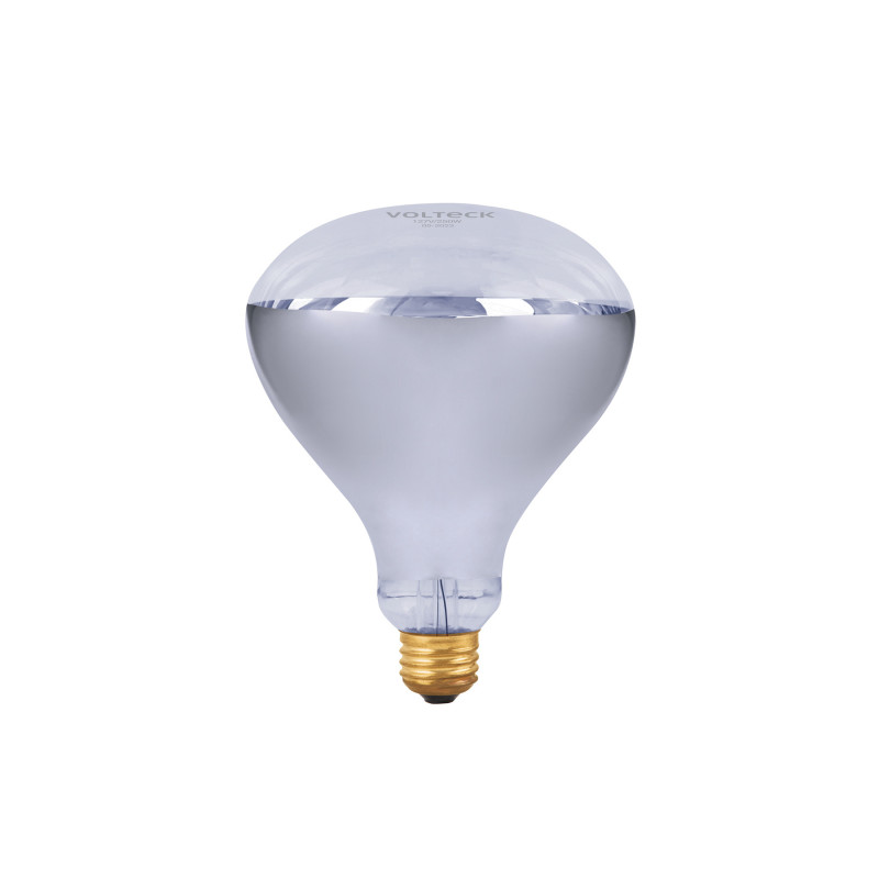 BR-40IT Lámpara incandescente de calor, BR40 250 Watts, transparente