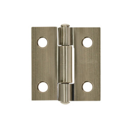 BR-102 Bisagra rectangular 1' latón antiguo, HERMEX
