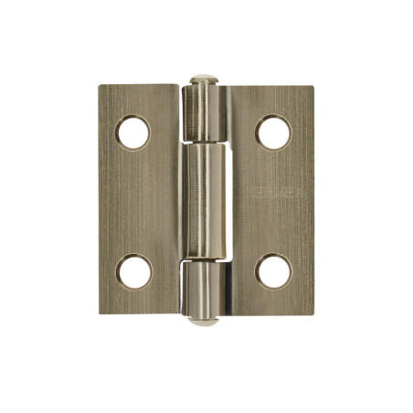 BR-102 Bisagra rectangular 1' latón antiguo, HERMEX