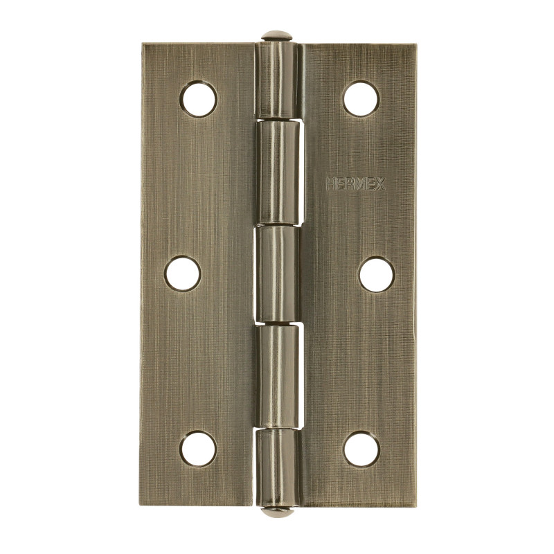 BR-352 Bisagra rectangular 3-1/2' latón antiguo, HERMEX BR-352 Bisagra rectangular 3-1/2' latón antiguo, HERMEX