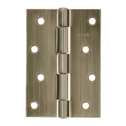 BR-402 Bisagra rectangular 4' latón antiguo, HERMEX