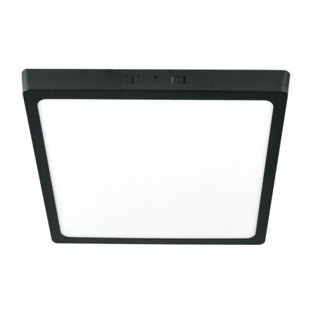 PLA-233L Luminario LED plafón 24W 6500K, cuadrado, negro, VOLTECK