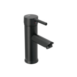 TBM-46M Monomando corto negro para lavabo, FOSET TÚBIG