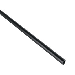 TR-530N Tubo redondo de 3.0 m negro para closet, HERMEX