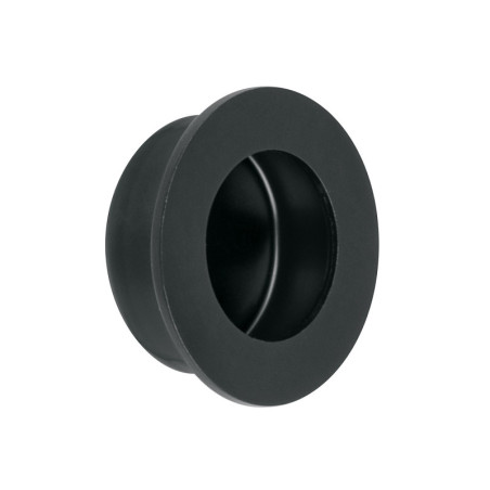 JALED-62 Jaladera de embutir circular No. 2 acabado negro
