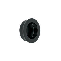 JALED-63 Jaladera de embutir circular No. 3 acabado negro