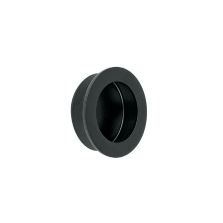 JALED-63 Jaladera de embutir circular No. 3 acabado negro