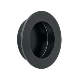 JALED-64 Jaladera de embutir circular No. 4 acabado negro