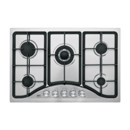 PAE-755GA Parrilla gas empotrable 75cm, 5 quem, acero inox, RIVIERA