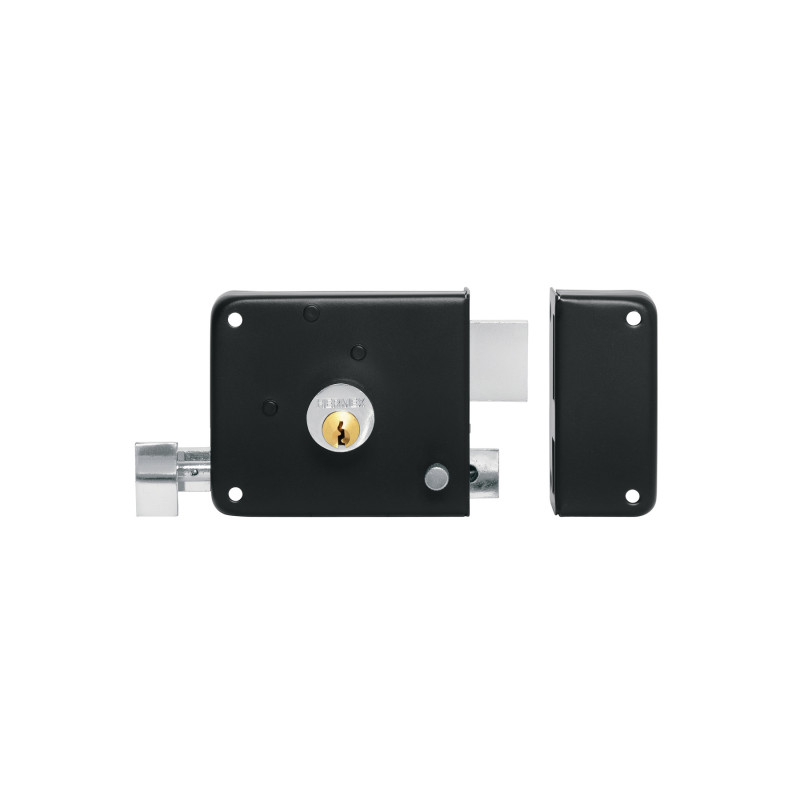 CS-756D Cerradura sobreponer der instala-fácil, tradicional, negro