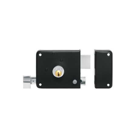CS-756D Cerradura sobreponer der instala-fácil, tradicional, negro