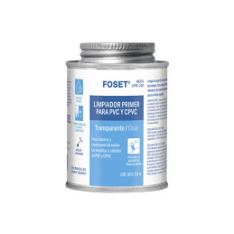 LPVC-250 Limpiador para PVC y CPVC, lata 250ml, FOSET