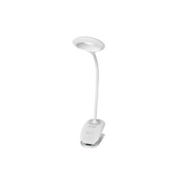 LES-40L Lámpara escritorio LED 4 W recargable c/clip, 3 intensidades