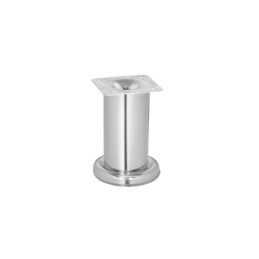 PAMU-10 Pata para sofa y mueble, cromo, 100 mm altura, HERMEX