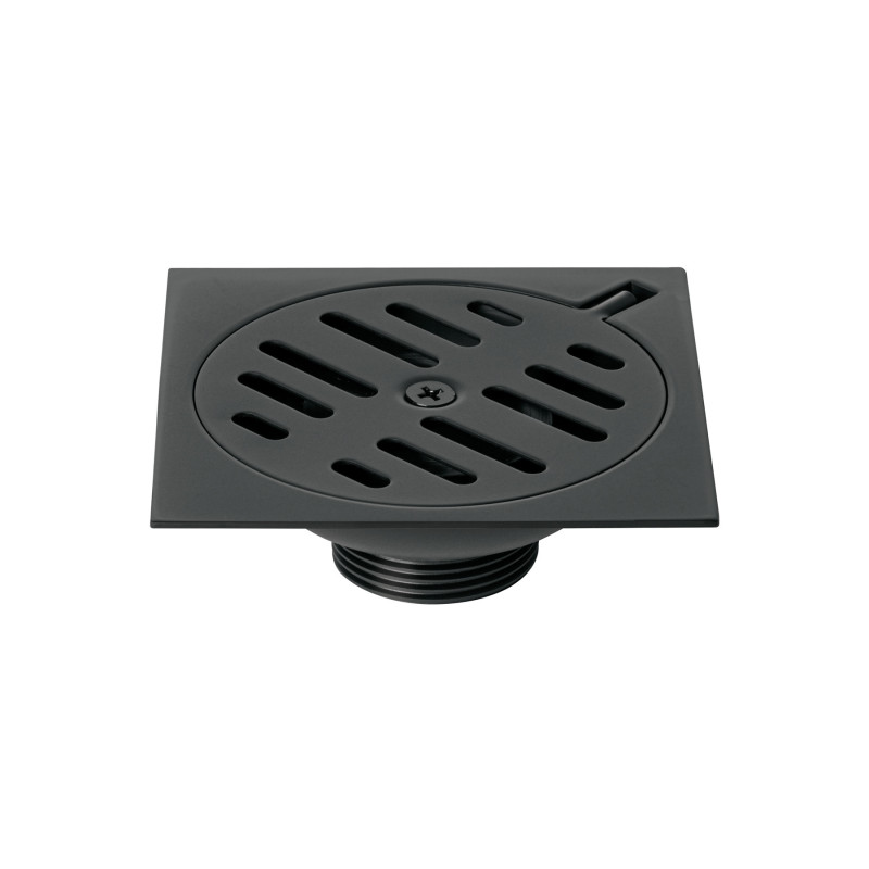 RS-603M Resumidero cuadrado 6'x6', metálico, negro, FOSET BASIC RS-603M Resumidero cuadrado 6'x6', metálico, negro, FOSET BASIC