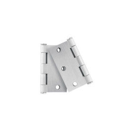 BC-303PB Bolsa c/2 bisagras cuadradas 3', plana, satinado, HERMEX