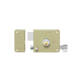 CS-75DQB Cerradura sobreponer der instalafácil, llave puntos, blíster